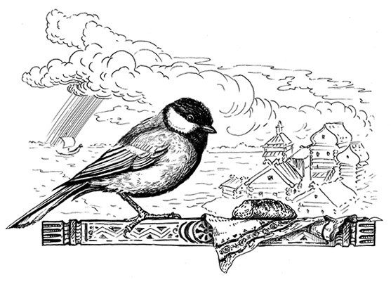 Заставка к главе. Сказка "Синица"