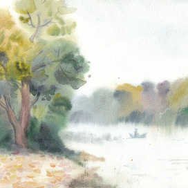 на Русановской косе