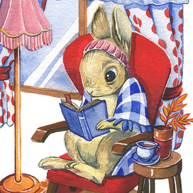 Уютный кролик