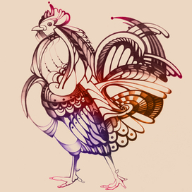 Петух деоративный