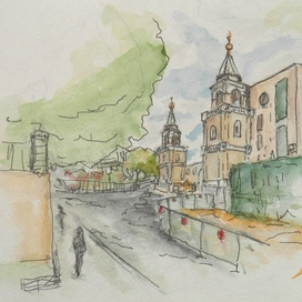 Москва,старый город.