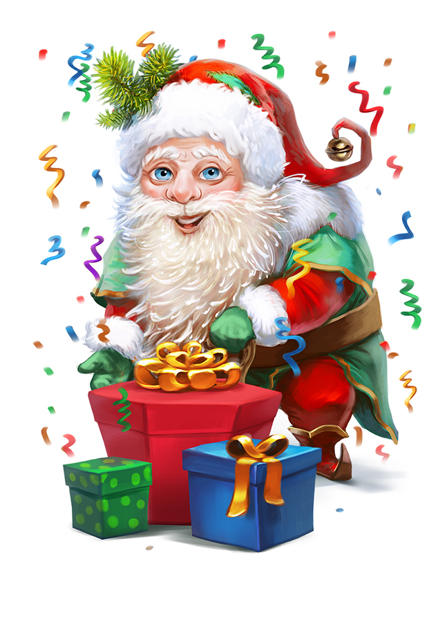 Гном с подарками