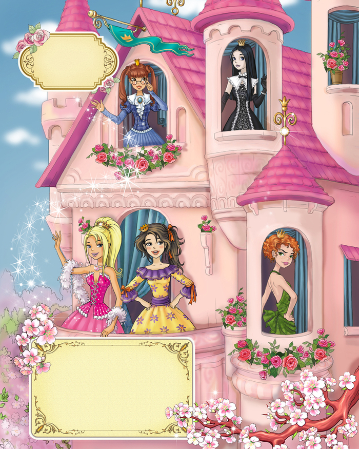 Принцесски в сказочном замке