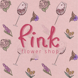 Логотип цветочного магазина