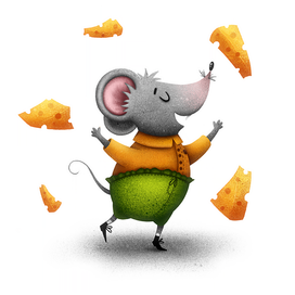 Любимое лакомство для мышонка