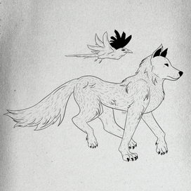 Верные друзья мистера Л. Волк и Ворон