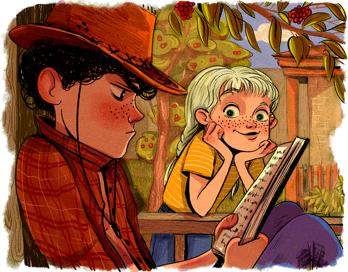 — Вы про любовь читаете??