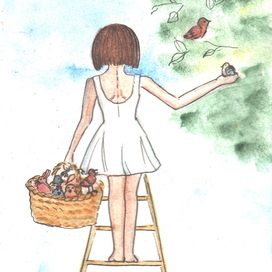 Собирательница птиц