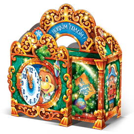 НГ упаковка"Волшебные часы"