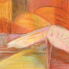 Иллюстрация к книге М.К.Лопеса "Старушки с зонтиками"