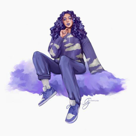 Мечтательница в монохроме