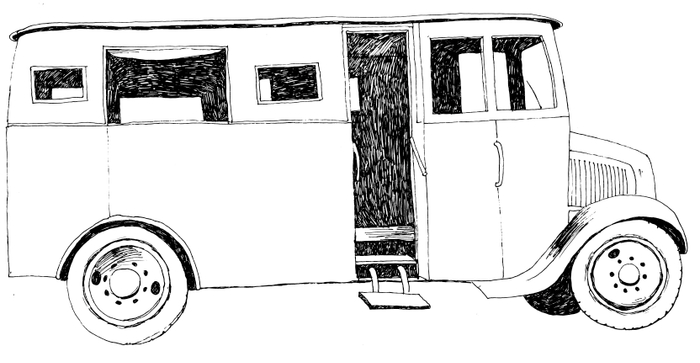 Первый автобус города Подольска