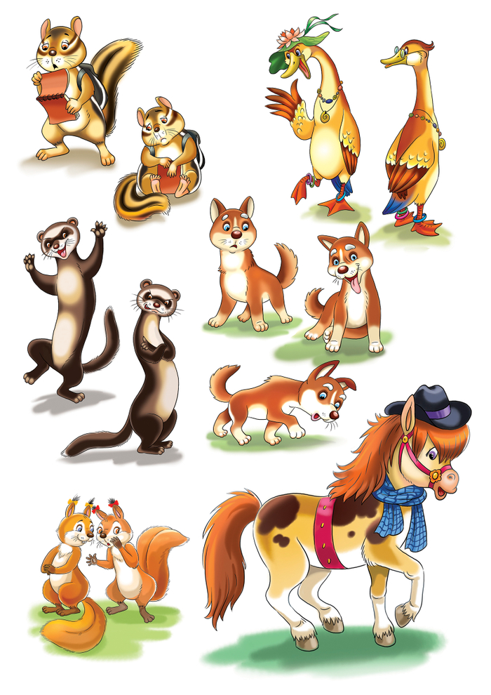 Персонажи для детской книжки