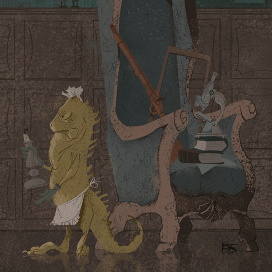 Бумажная дверь 12