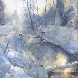 Зима. Река. №1