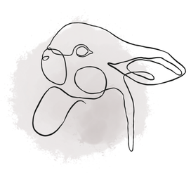 Минимализм, лайн-арт, кошка