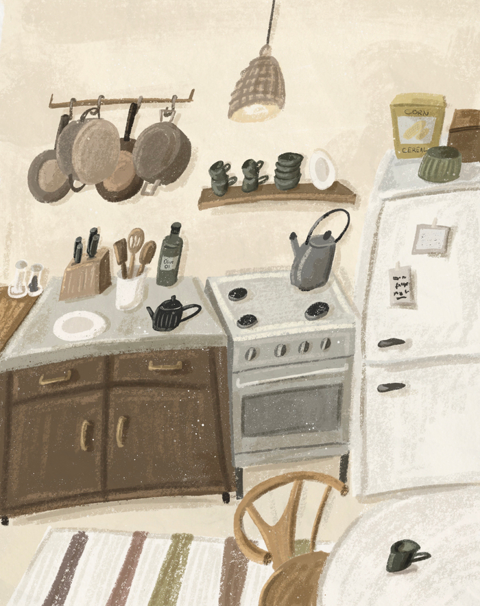 любимые иллюстрации кухни