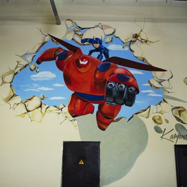 Роспись детского центра