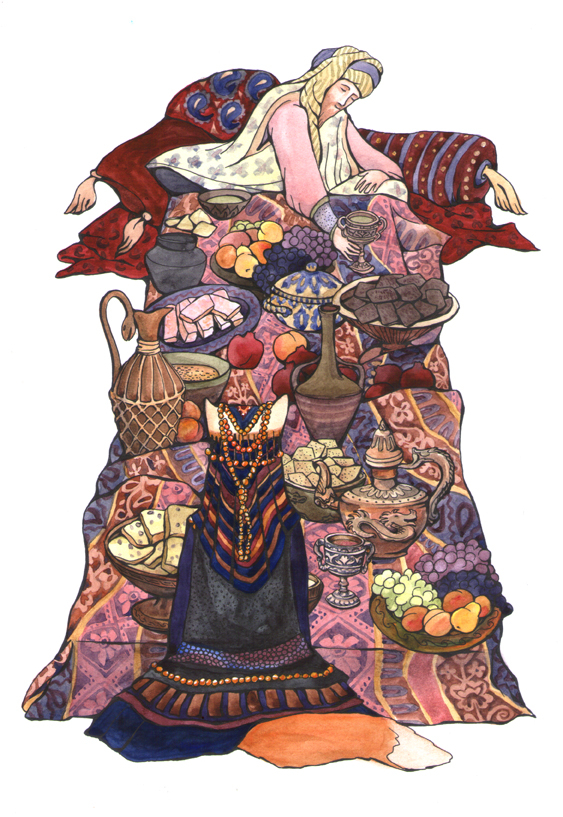 Иллюстрация к книге Л.Белогурова "Сказки моей бабушки"