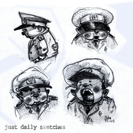 Карандашные наброски