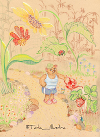 Мишка-садовод