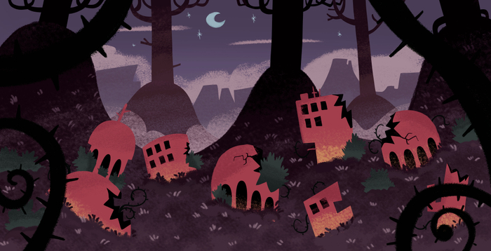 Руины древнего города