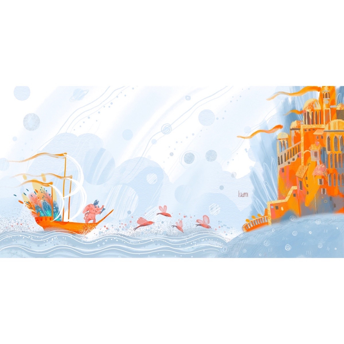 Плывет, плывет кораблик