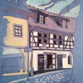 cтарый домик .