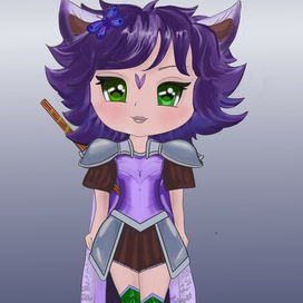 эльфийка воин