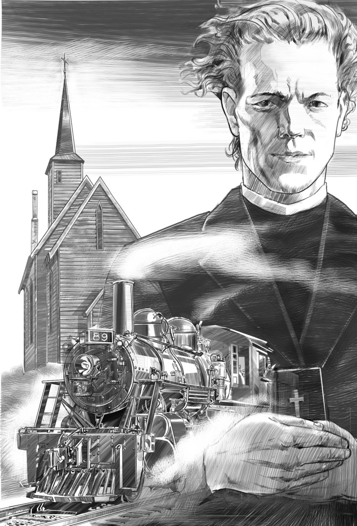 иллюстрация к книге "Двигая горы и вдохновляя людей" Р.Г. Летурно