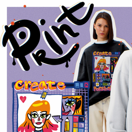 Принт для свитшота