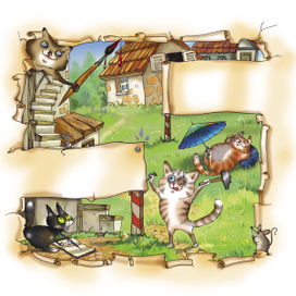 Коты - трудяги.