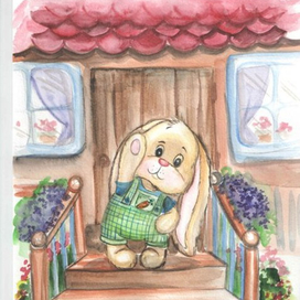 зайка ждет маму