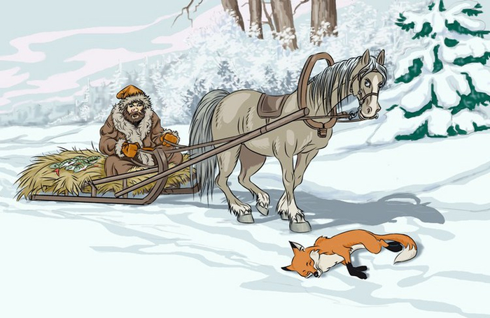 Иллюстрация к русским-народным сказкам