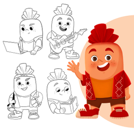 Маскот для батончиков "РотФронт"