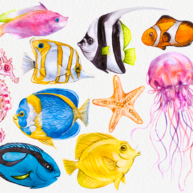 Морские обитатели