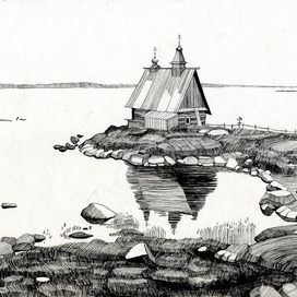 Рабочеостровск. Церковь.2007.