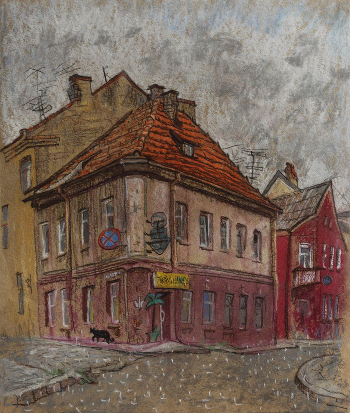 Каунас, дождь