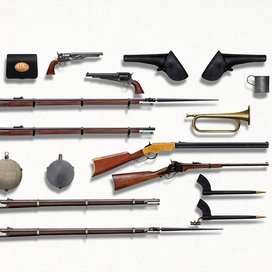 American Civil War Weapons (box art for ICM)