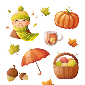 Осенние стикеры