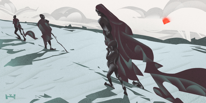 идущие по пустыне