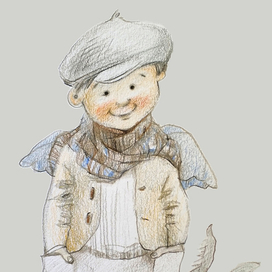 ангел с зайцем