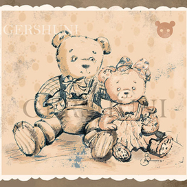 как будто на старинной  фотографии..)