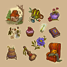 атрибуты ведьмочки