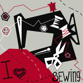 I love sewing!