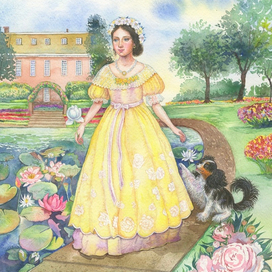 Старший аркан Шут(Королева Виктория в юности,2 вариант)