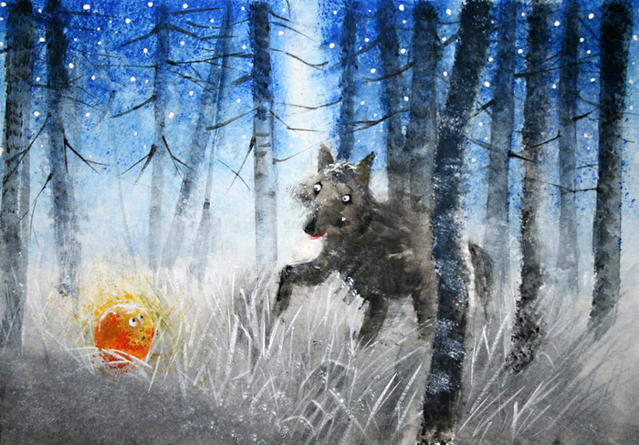 А на встречу ему волк