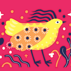 Пурпурные птицы