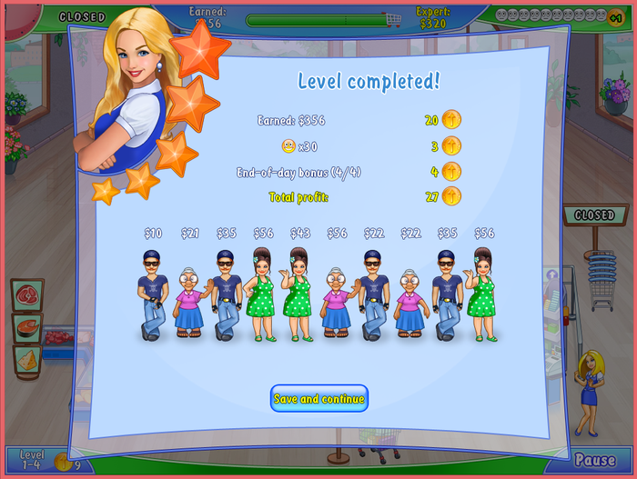 Уровень пройден