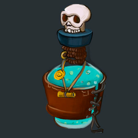 Пиратский бутылек